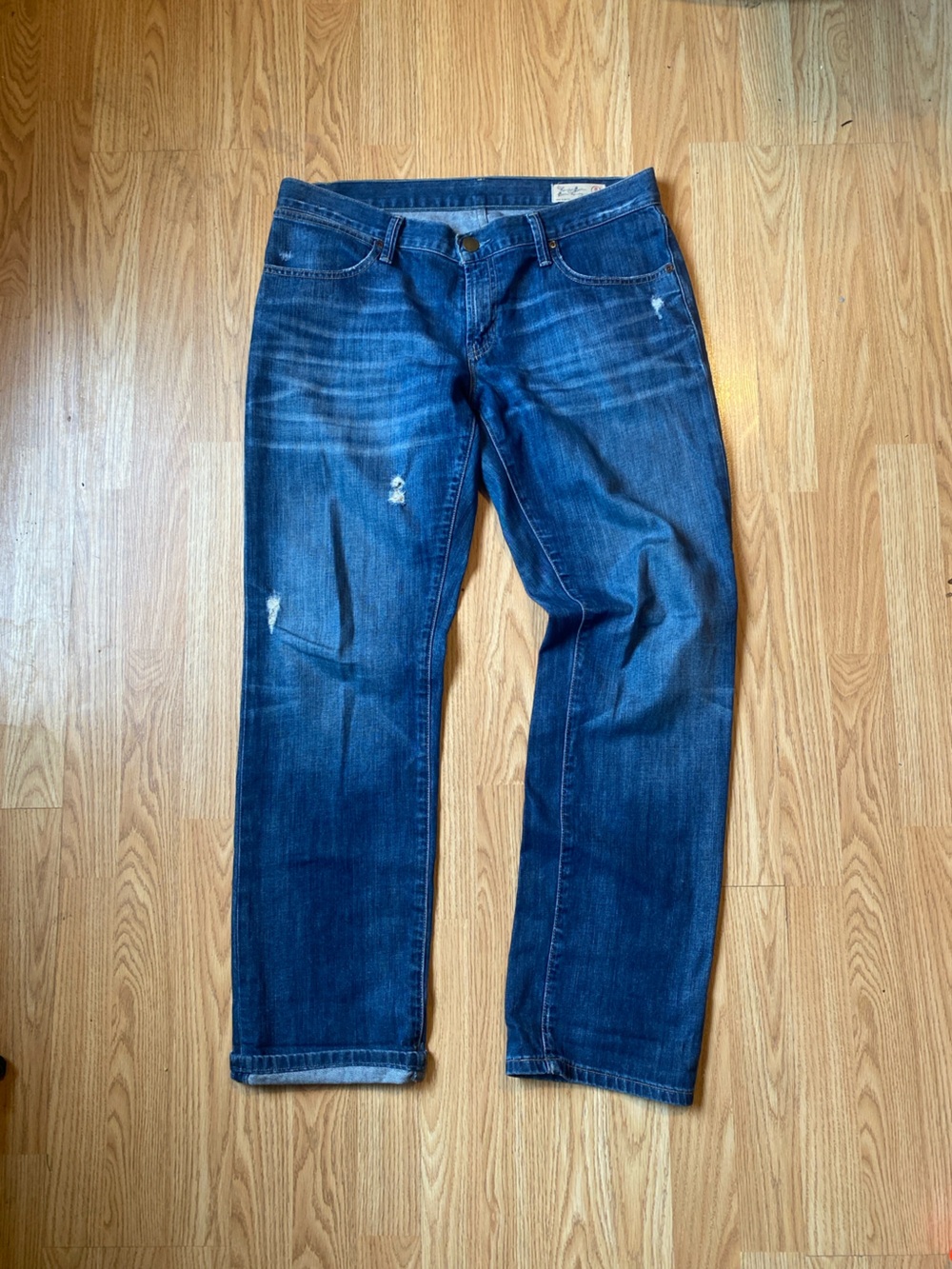 Vintage Made In Mexico Gap Jeans Distressed Men's Straight 36x32